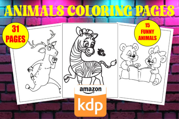 Animals Coloring Pages: Graphics & Coloring Pages Amp