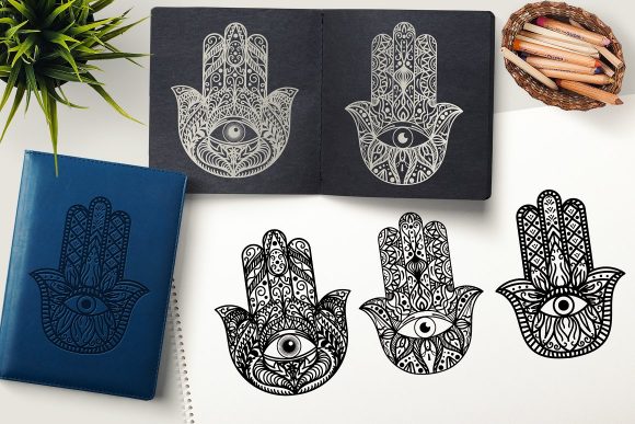 Hamsa Hand Cliparts Set: A Designer's Project Review