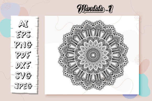Mandala Coloring Book Page for Kdp: Graphics & Coloring Pages Amp