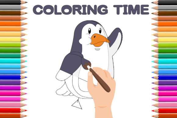 Pengouin Coloring for Kids
